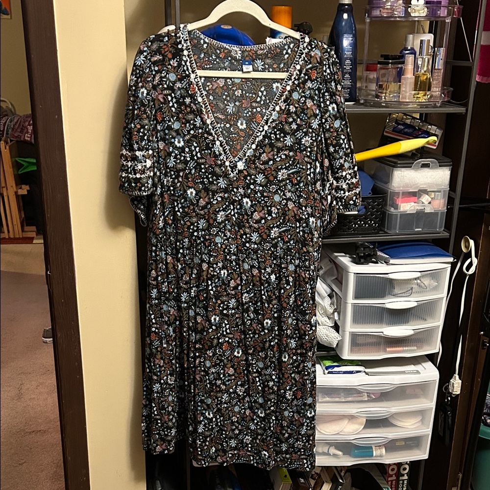Old Navy Multicolor Floral Dress